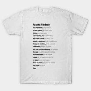 Personal Manifesto T-Shirt